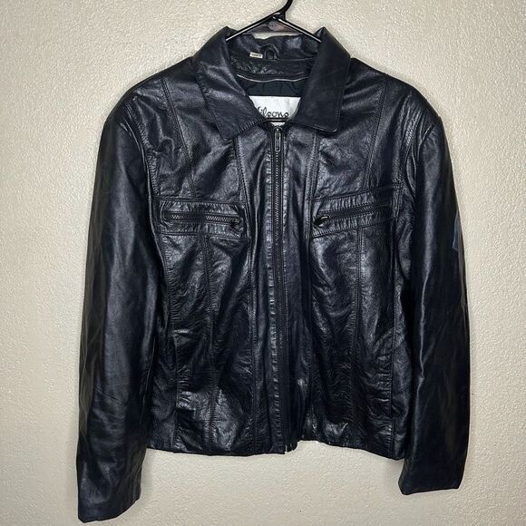 Vintage Wilsons Leather Jacket 42 - Picture 2 of 5